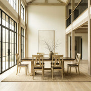 Lindsey Farm 7 Piece Trestle Table Set image