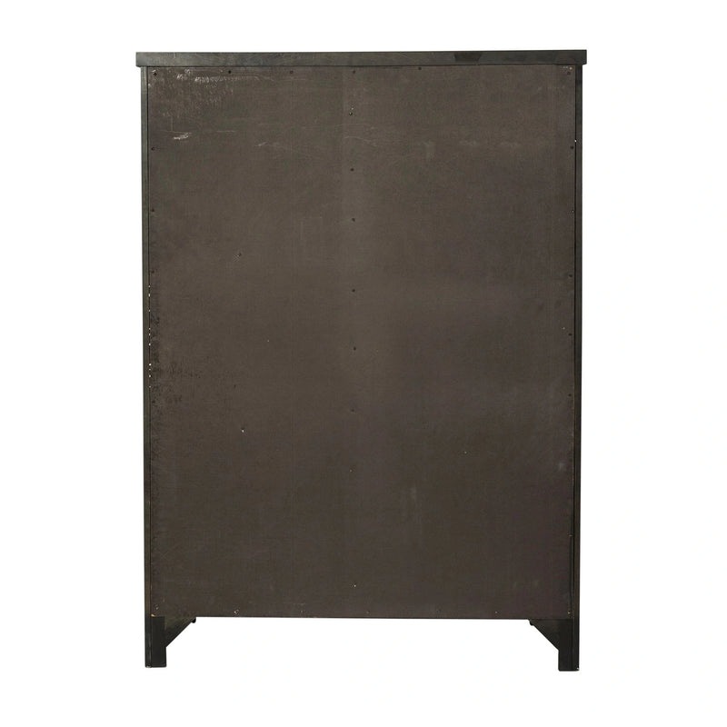 Thornwood Hills Sliding Door Chest in Rock Beaten Gray image
