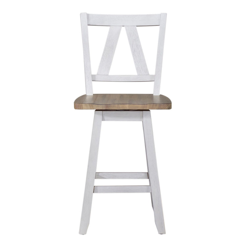 Lindsey Farm Counter Height Swivel Chair (RTA)