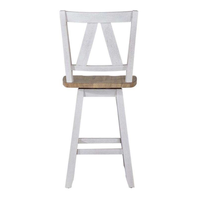 Lindsey Farm Counter Height Swivel Chair (RTA)