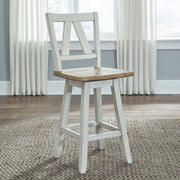 Lindsey Farm Counter Height Swivel Chair (RTA) image