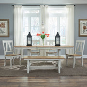 Lindsey Farm 6 Piece Trestle Table Set image
