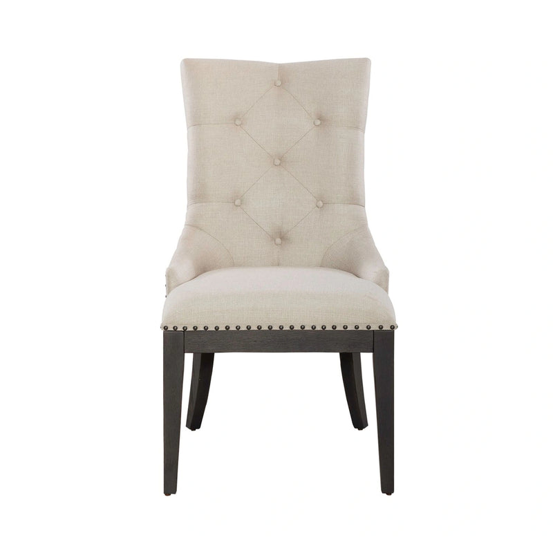 Americana Farmhouse Uph Shelter Side Chair- Black (RTA) image