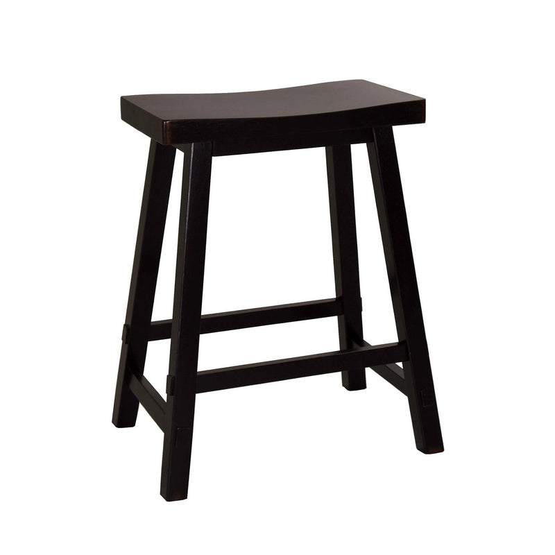 Creations 24 Inch Sawhorse Counter Stool - Black (RTA) image