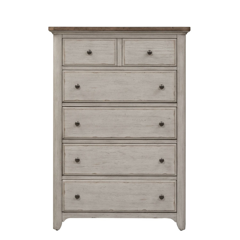 Farmhouse Reimagined King Poster Bed, Dresser & Mirror, Chest