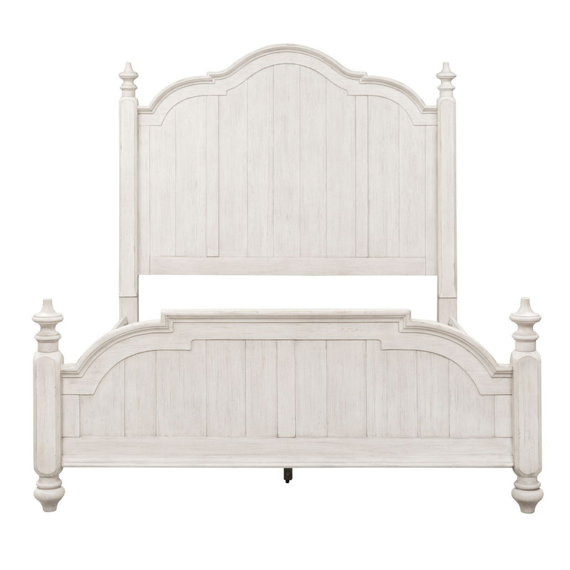 Farmhouse Reimagined Queen Poster Bed, Dresser & Mirror, Chest