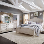 Farmhouse Reimagined Queen Poster Bed, Dresser & Mirror, Chest image