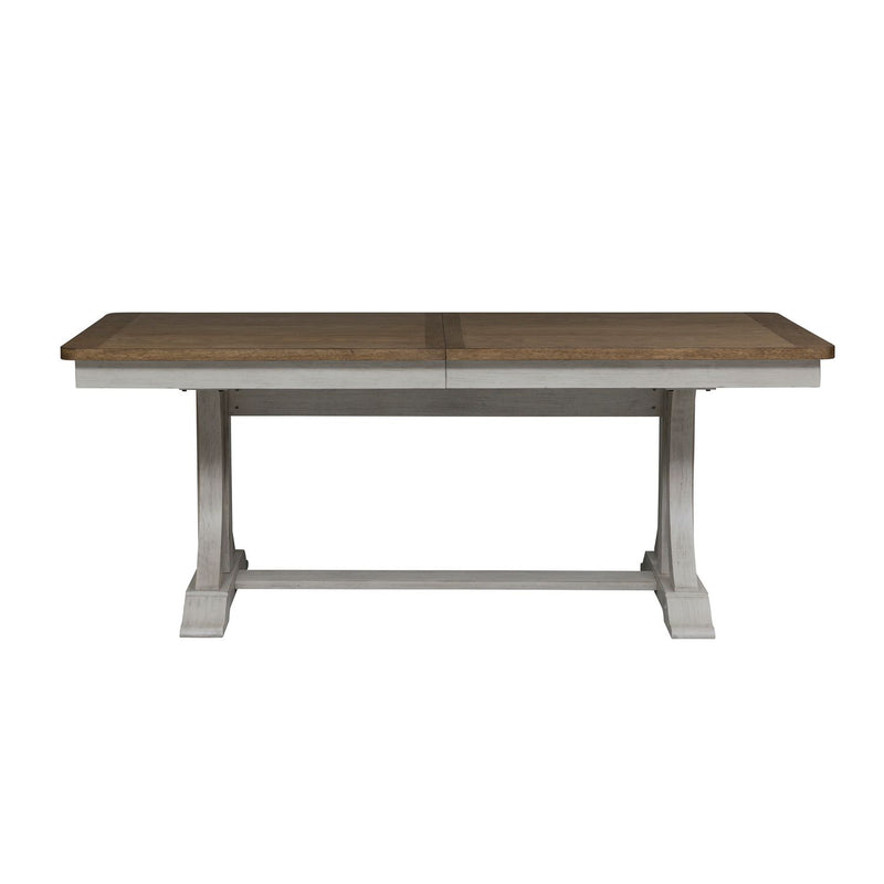 Farmhouse Reimagined Opt Trestle Table Set image