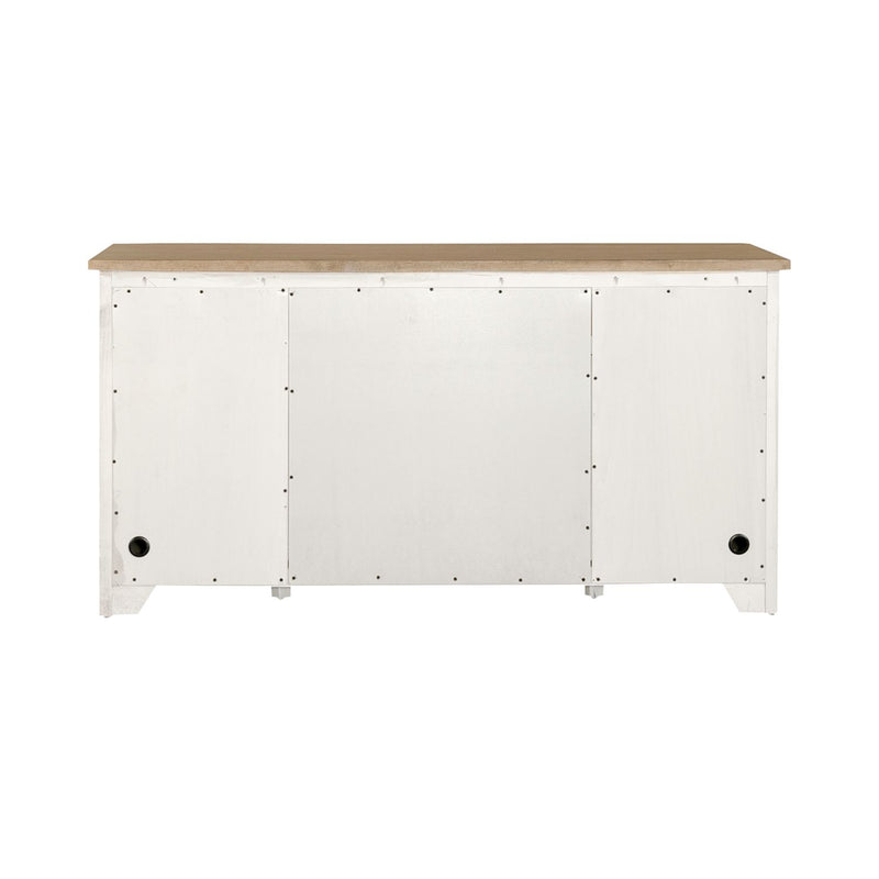 Farmhouse Reimagined Door Credenza in Antique White image