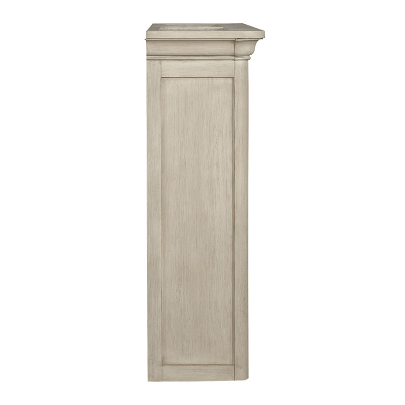 Farmhouse Reimagined Credenza Hutch in Antique White