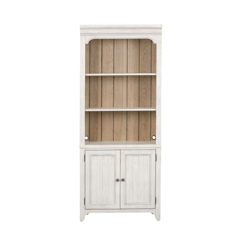 Farmhouse Reimagined Bookcase in Antique White image