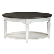 Allyson Park Round Cocktail Table in White image