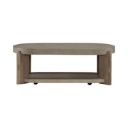 Affinity Cocktail Table in Dusty Taupe with Concrete Top image