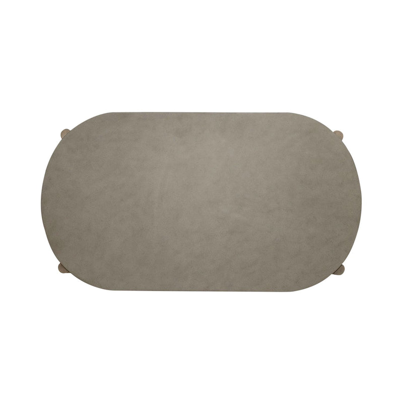 Affinity Cocktail Table in Dusty Taupe with Concrete Top image
