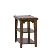 Aspen Skies Chair Side Table in Russet Brown image