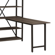 Tanners Creek Desk Top and End Panel in Greystone image