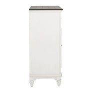 Allyson Park Buffet in White with Charcoal image