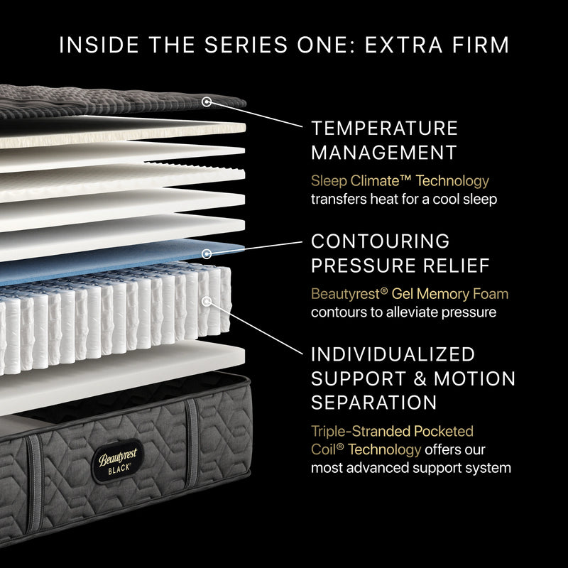 Beautyrest Black Series One 13.5" Extra Firm Mattress