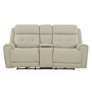 Carrington Loveseat w/Console P3 & ZG in Baja Stone image