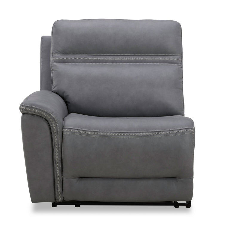 Cooper L Arm Recliner P3 & ZG - Blue Gray