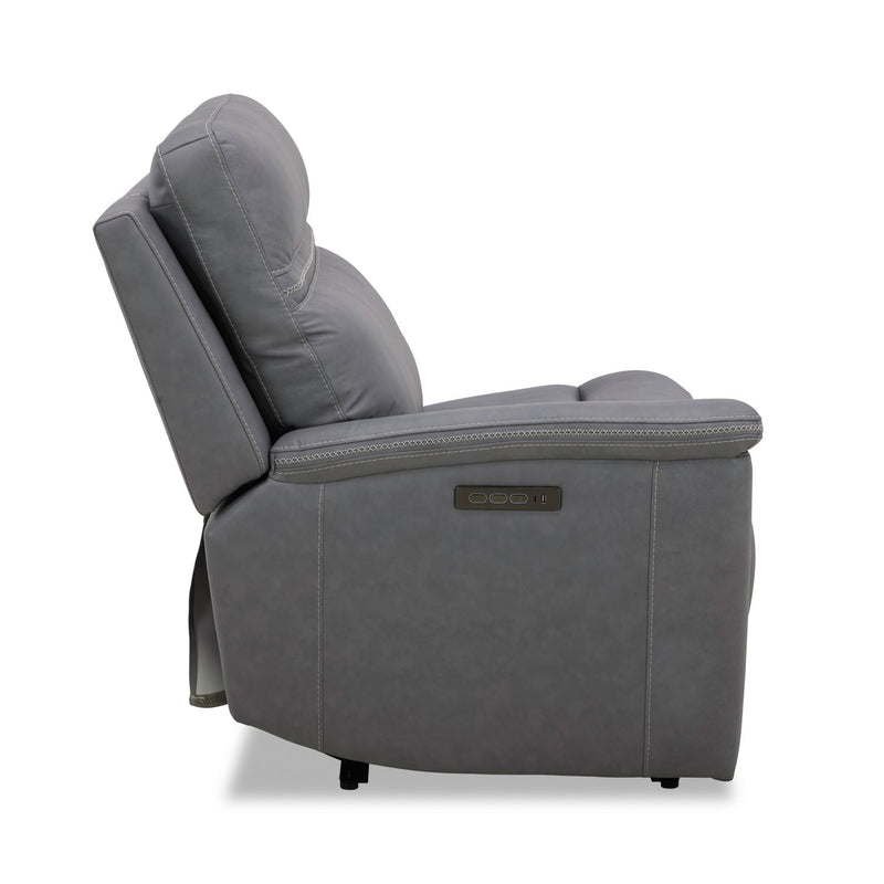Cooper L Arm Recliner P3 & ZG - Blue Gray