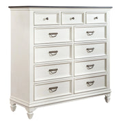 Allyson Park 11 Drawer Chesser in Wirebrushed White image