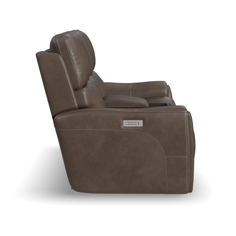 Carter Latitudes Power Reclining Loveseat with Console & Power Headrests & Lumbar - 5000004280