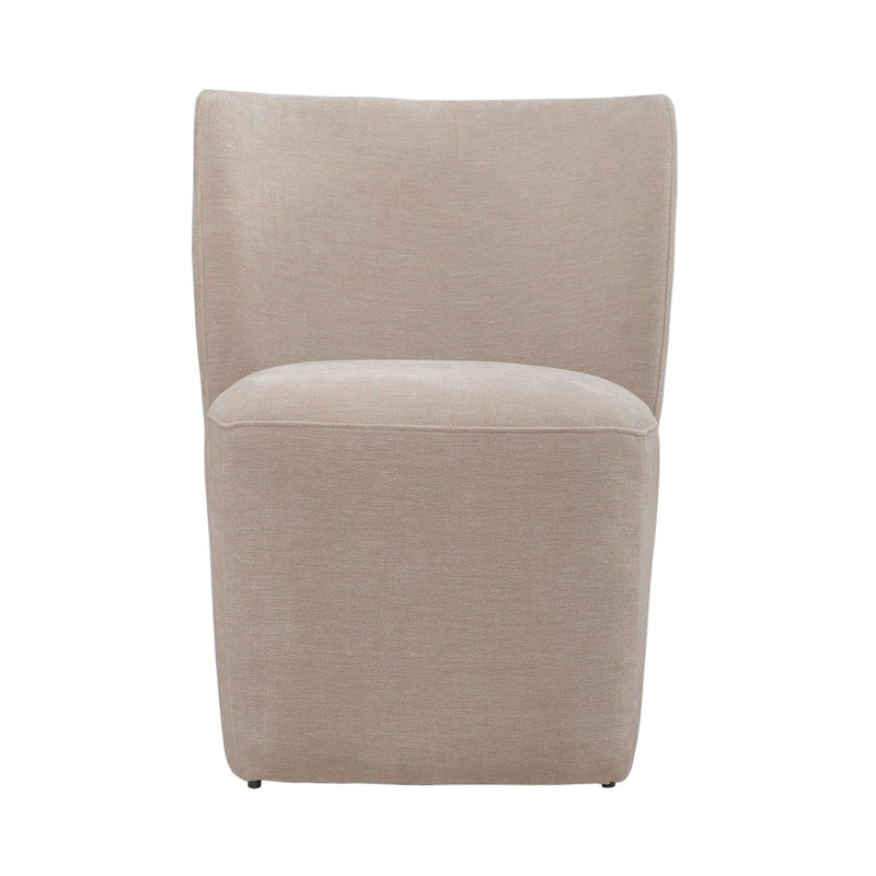 Accent Dining Accent Dining Chair w/ Casters - Wicker