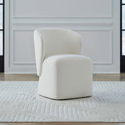 Accent Dining Accent Dining Chair w/ Casters - Ivory image