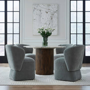 Accent Dining Accent Dining Chair w/ Casters - Sapphire image