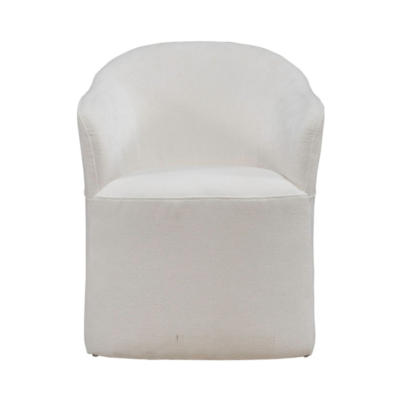 Accent Dining Accent Dining Chair w/ Casters - Ivory image