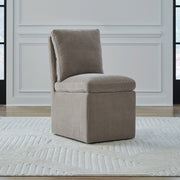 Accent Dining Accent Dining Chair w/ Casters - Truffle image