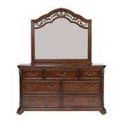 Messina Estates Poster Bed, Dresser & Mirror, Chest image