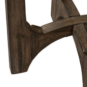 Cascade Chair Side Table in Wire Brush Rustic Brown image
