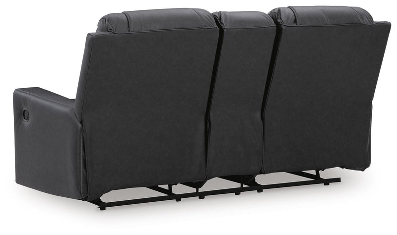 Mackmenville Reclining Loveseat with Console
