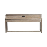 Parkland Falls Console Bar Table in Weathered Taupe image