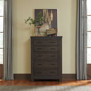 Thornwood Hills Bookcase Bed, Dresser & Mirror, Chest, Night Stand image