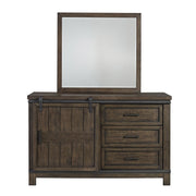 Thornwood Hills Bookcase Bed, Dresser & Mirror image
