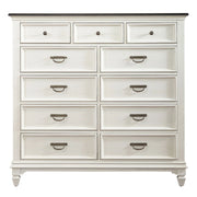 Allyson Park 11 Drawer Chesser in Wirebrushed White image