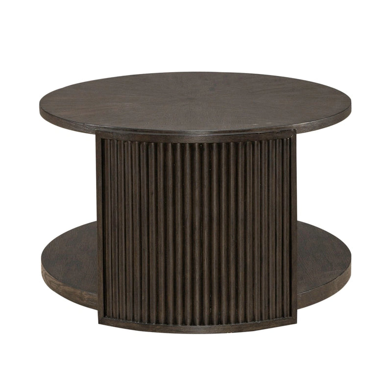 City View Oval Cocktail Table in Coffee Bean image