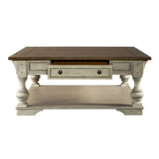 Morgan Creek Cocktail Table in Antique White image