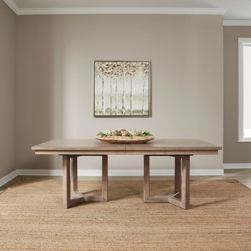 Proximity Place Double Pedestal Table Set