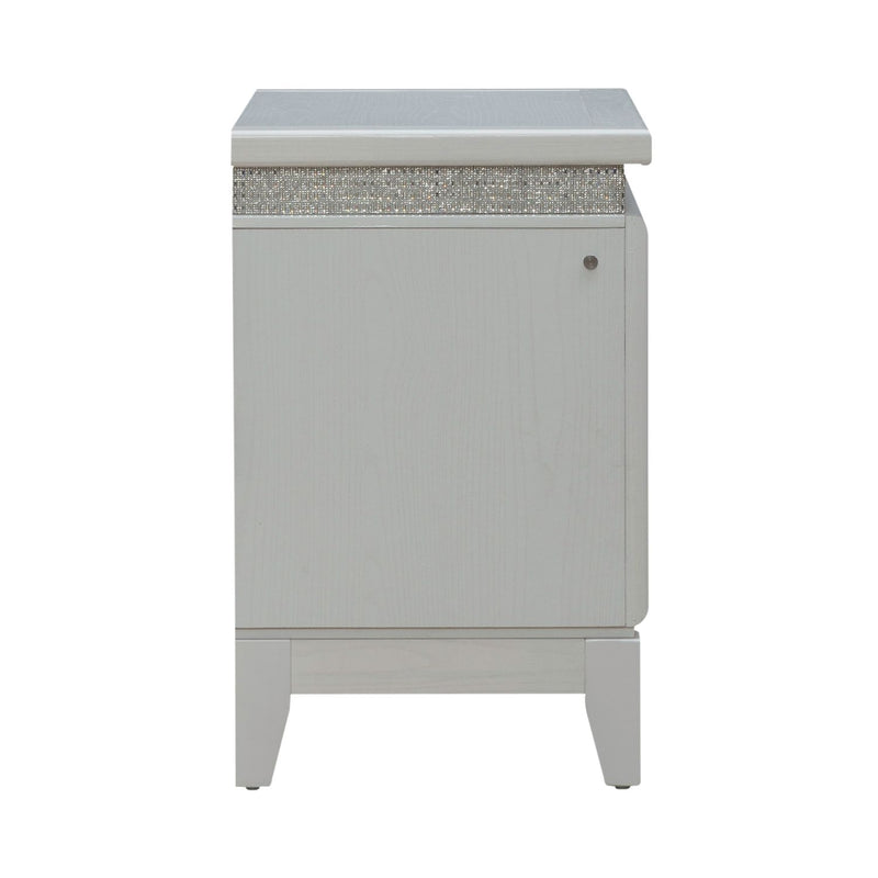Reflections Nightstand w/ Lights and Charging Station