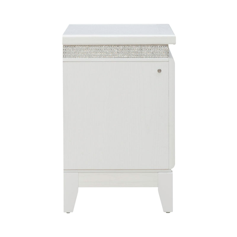 Reflections Nightstand w/ Lights and Charging Station image