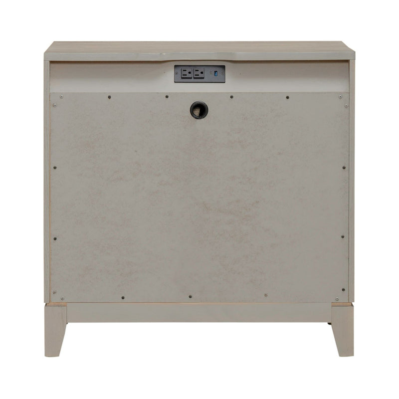 Brentwood 3 Drawer Nightstand w/ Charging Station