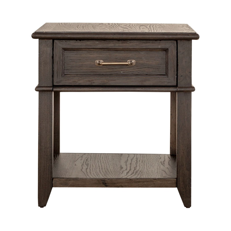 Mill Creek Drawer End Table in Peppercorn image