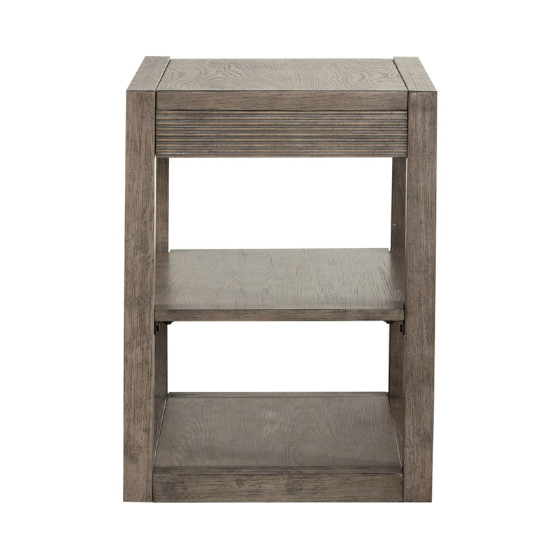 Bartlett Field Chairside Table in Dusty Taupe image