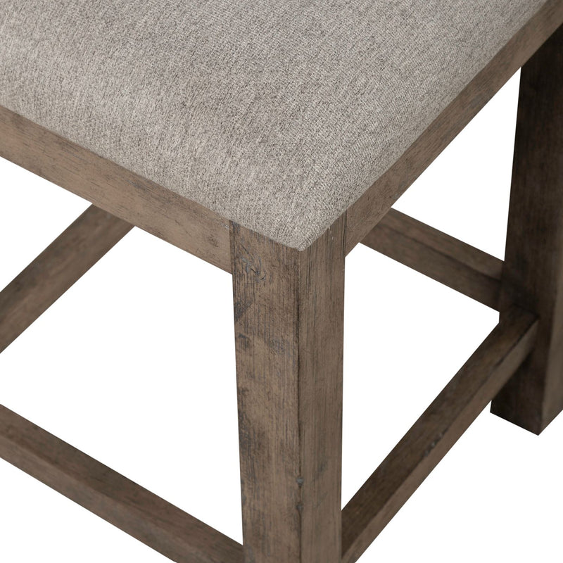 Bartlett Field Upholstered Console Stool in Dusty Taupe