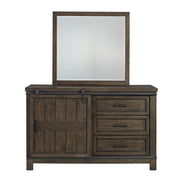 Thornwood Hills Bookcase Bed, Dresser & Mirror image