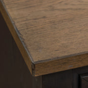 Americana Farmhouse 2 Drawer Nightstand in Black image